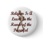 Religion Is A Leash buttons