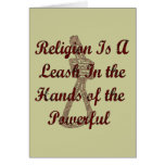 Religion Is A Leash cards