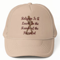Religion Is A Leash hats