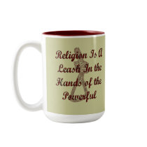 Religion Is A Leash mugs