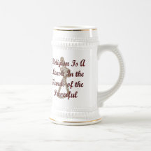 Religion Is A Leash Mugs