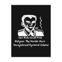 Religion Pyramid Scheme postcards by godless_heathen Religion Pyramid Scheme postcards