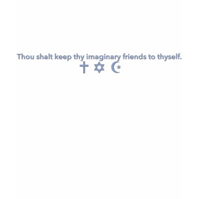 Religion's Imaginary Friends Shirt by flamingboard