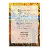 Religions wedding. Willows at Sunset Invitations