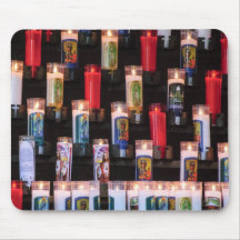 Religious Candles Mouse Pads