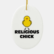 Religious Chick Ornament