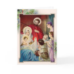 vintage christmas cards, nativity, christian,