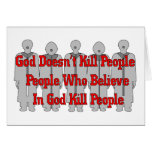 Religious Crazies Greeting Cards