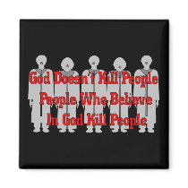Religious Crazies magnets by godless_heathen Religious Crazies magnets