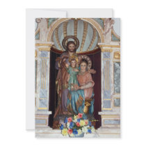 Religious Icon Baptism Invitation