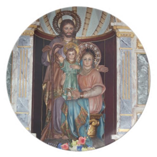 Religious Icon on a Plate