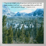 Religious Inspirational Mountain Poster posters