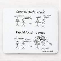 Religious Logic Mouse Mat