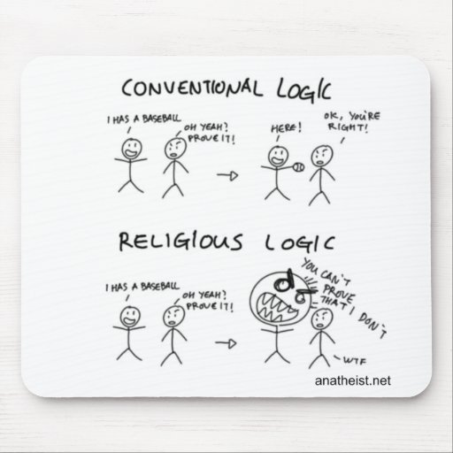 Religious Logic Mouse Mat