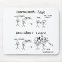 Religious Logic mousepads by jamesatracy Religious Logic mousepads