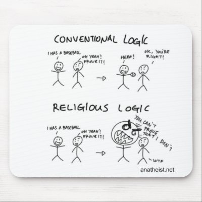 Religious Logic Mouse Mat by jamesatracy