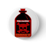 Religious Poison Pinback Button