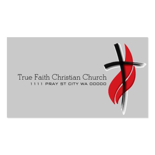 Religious Religion Christian Pastor Christianity Business Card