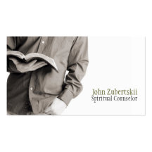 Religious Spiritual Counselor Religion Pastor Business Card Templates