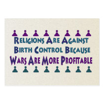 Religious Wars Business Card Template