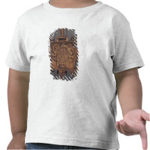 Reliquary cross, detail of a phoenix tee shirts