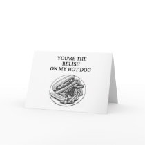 RELISH and hot dogs lover cards by jimbuf RELISH and hot dogs lover cards