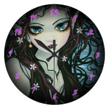 Reloj de hadas del arte de la fantasía del niño de