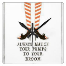 reloj de la bruja de Halloween