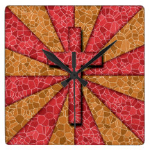 Reloj de pared cruzado