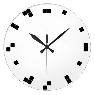 Reloj del binario de la pared