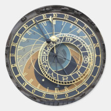 Reloj o Praga astronómico Orloj Etiquetas