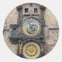 Reloj o Praga astronómico Orloj Pegatinas
