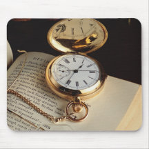 Reloj viejo elegante Mousepad