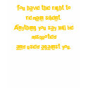Remain Silent - Funny T-shirt by golden_oldies Remain Silent - Funny T-shirt