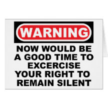 Remain Silent Greeting Cards