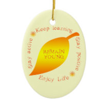Remain Young Christmas ornamentation for Mom ornaments