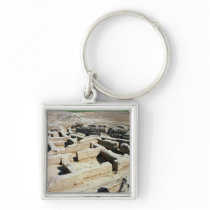 Remains of houses keychains