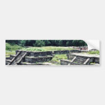 Remains Of Steps At Teotihuacan Ruins Bumper Sticker