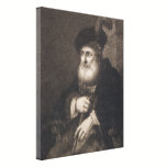 Rembrandt - A Rabbi from Old Engraving canvas prints