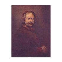 Rembrandt Harmensz. van Rijn Selbstportr?t 2. Drit Post Card
