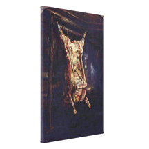 Rembrandt Harmenszoon van Rijn - Slaughtered Ox Gallery Wrap Canvas