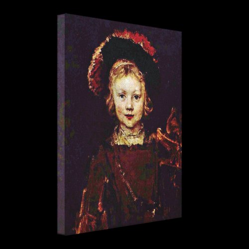 Rembrandt van Rijn - Portrait of a boy Canvas Print