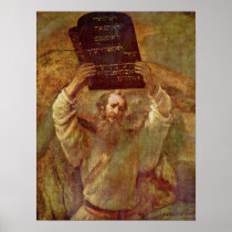 Rembrandt van Rijn - Portrait of Agatha Bas Print