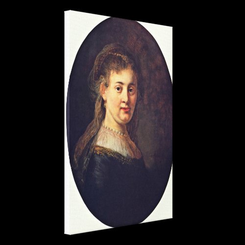 Rembrandt van Rijn - Saskia van Uylenburgh Gallery Wrapped Canvas