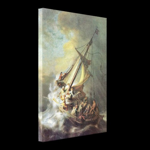 Rembrandt van Rijn - Storm on the Sea of Galilee Stretched Canvas Print
