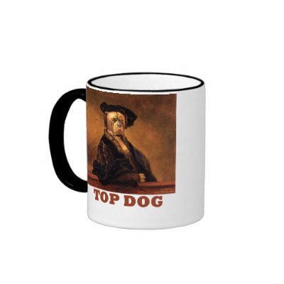 Rembrandt's Dog Mug by j2morrow