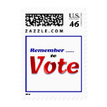 Remeber to Vote Stamps