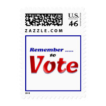 Remeber to Vote Stamps