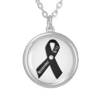 Remember 9/11 black ribbon necklace necklaces