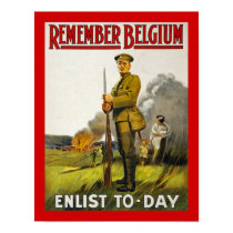 Remember Belgium (canvas) posters
